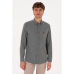 U.S. Polo Assn. 50316721-VR024 Basic Gri Erkek Gömlek