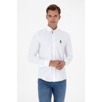 U.S. Polo Assn. 50317249-VR013 Beyaz Uzun Kollu Erkek Gömlek