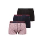 U.S. Polo Assn. 80651 201 Siyah - Lacivert- Baskılı 3 lü Boxer