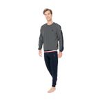 U.S. POLO ASSN. Antrasit Melanj Pijama Takımı, XL, PRT18931, Antrasit Melanj, erkek
