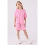 U.S. Polo Assn Bermuda 4 - 5 Yaş - Pembe Kız Çocuk Pijama Takımı