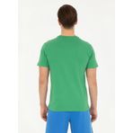 U.S. Polo Assn. Bisiklet Yaka Yeşil Erkek T-Shirt TEVER