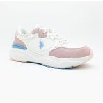 U.S. Polo Assn. Blossom 4pr Bej Kadın Sneaker Spor Ayakkabı-Kırık Beyaz-Pudra-Mavi