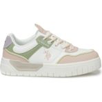 U.S. Polo Assn. Candy 4FX Bej Kadın Klasik Sneaker