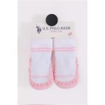 U.S. Polo Assn Çarık Çorap Usb2800 Beyaz-Pembe Renk: Beyaz-Pembe, Beden: 24-36 Ay