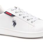 U.S. Polo Assn. Costa 4FX Beyaz Lacivert Kırmızı Kadın Spor Ayakkabı