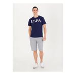 U.S. Polo Assn. DUSTYIY023 Gri Melanj Erkek Sweat Şort
