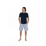 U.s. Polo Assn. Erkek %100 Pamuk Yazlık Pijama Takımı Lacivert - Lacivert - Arsno18ı87v5pıı-Lac
