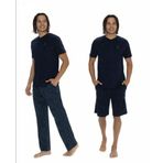 U.s. Polo Assn. Erkek 3'Lü Düğmeli Pijama Takımı