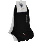 U.s. Polo Assn. Erkek 3'lü Patik Çorap James - Siyah - 40 - 44