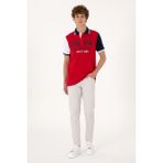 U.S. Polo Assn. Erkek Açık Gri Kanvas Pantolon 50309126-VR001 - 34 - 32