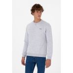 U.s. Polo Assn. Erkek Açık Gri Sweatshirt 50313757-VR001