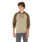 U.S. Polo Assn. Erkek Açık Haki Sweatshirt 50293358-VR183, Yeşil, XL