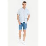 U.s. Polo Assn. Erkek Açık Mavi Jean Şort 50264296-dn0021