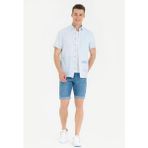 U.S. Polo Assn. Erkek Açık Mavi Şort (Jean) 50264296-DN0021 - 30 - Light Blue