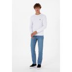 U.S. Polo Assn. Erkek Açık Mavi Straight Fit Jean Pantolon 50316547-DN0021 - Light Blue - 33 - 30