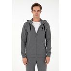 U.S. Polo Assn. Erkek Antrasit Melanj Hırka (Örme) 50289028-VR081