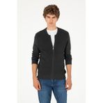 U.s. Polo Assn. Erkek Antrasit Melanj Hırka Triko 50293528-vr081 Antrasit Melanj