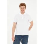 U.S. Polo Assn. Erkek Basic Polo Yaka Tişört - Beyaz - 5XL