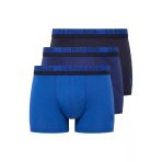 U.s. Polo Assn. Erkek Baskılı&Lacivert& Saks 3 Lü Boxer - Çoklu Renk - Arsno80p52j2d