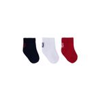 U.S. Polo Assn. Erkek Bebek Çorap, 3'lü Set, Çok Renkli, 24-36 Ay