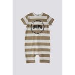 U.s. Polo Assn. Erkek Bebek Interlok - Tulum - Krem - 9 - 12 Ay