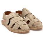 U.S. Polo Assn. Erkek Bej Sandalet %100 Deri Slip-on Model 50304826-VR011 Orta Topuklu