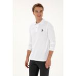 U.S. Polo Assn. Erkek Beyaz Sweatshirt 50307757-VR013