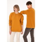 U.S. Polo Assn. Erkek Bisiklet Yaka Hardal Basic Şardonlu Sweatshirt 50295148-vr072