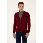 U.s. Polo Assn. Erkek Bordo Hırka (Triko) 50313702-VR014 - M