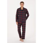 U.s. Polo Assn. Erkek Bordo Pijama Takım 50318614-VR014 - 2XL