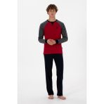 U.s. Polo Assn. Erkek Bordo Pijama Takım 50318618-VR014 - XL