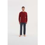 U.S. POLO Assn. Erkek Bordo Pijama Takım