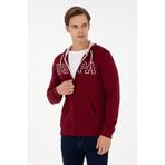 U.s. Polo Assn. Erkek Bordo Sweatshirt 50295172-vr014 Bordo