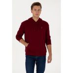 U.S. Polo Assn. Erkek Bordo Sweatshirt 50313746-VR014