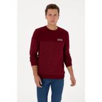 U.S. Polo Assn. Erkek Bordo Sweatshirt 50316380-VR014