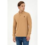 U.S. Polo Assn. Erkek Camel Basic Sweatshirt 50289062-VR015