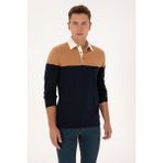 U.s. Polo Assn. Erkek Camel Sweatshirt 50316428-VR015 - Camel - Altın - XL