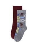 U.S. Polo Assn. Erkek Çocuk 2'li Soket Çorap 50299294-VR086 - 5 Yaş - Grimelanj