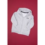 U.S. Polo Assn. Erkek Çocuk Açık Gri Örme Fermuarlı Kapüşonlu Hırka 50313852-VR001 - 5 - 6 Yaş