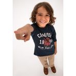 U.S. Polo Assn. Erkek Çocuk Açık Lacivert Bisiklet Yaka Süprem Sweatshirt 50316507-VR059 - 3 - 4 Yaş