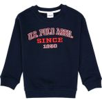 U.S. Polo Assn. Erkek Çocuk Açık Lacivert Bisiklet Yaka Sweatshirt 50313843-VR059 - 10 - 11 Yaş