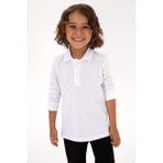 U.S. Polo Assn. Erkek Çocuk Beyaz Basic Polo Yaka Sweatshirt 50313790-VR013 - 10 - 11 Yaş
