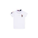 U.S. Polo Assn. Erkek Çocuk Beyaz Basic Polo Yaka Tişört 50263006-VR013