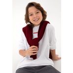 U.S. Polo Assn. Erkek Çocuk Beyaz Bisiklet Yaka Sweatshirt 50293567-vr013