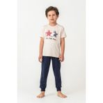 U.s. Polo Assn. Erkek Çocuk Beyaz Pijama Takım - 4 - 5 Yaş