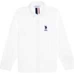 U.S. Polo Assn. Erkek Çocuk Beyaz Uzun Kollu Gömlek 50270356-VR013 - 6 - 7 Yaş