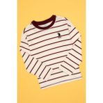 U.S. Polo Assn. Erkek Çocuk Bordo Bisiklet Yaka Süprem Sweatshirt 50314042-VR014 - 10 - 11 Yaş