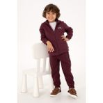 U.S. Polo Assn. Erkek Çocuk Bordo Fermuarlı Kapüşonlu Örme Hırka 50313852-VR177 - 7 - 8 Yaş