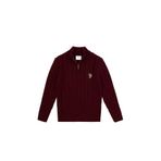 U.S. Polo Assn. Erkek Çocuk Bordo Kazak/Triko 50315628-VR014